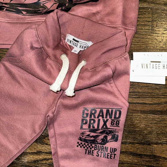 GRAND PRIX LINITED EDITION SWEATS SET-FLEECE LINED- VINTAGE MUSCLE CAR 2-3T NWT - Picture 6 of 12